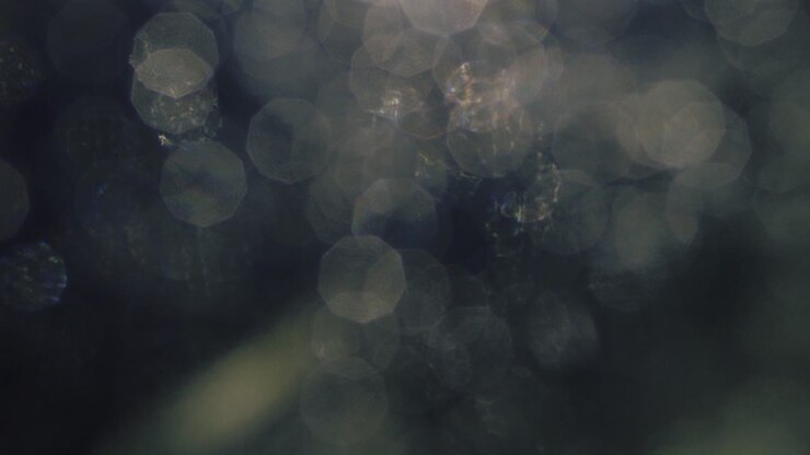 Abstract Shimmering Bokeh Lights on Dark Background