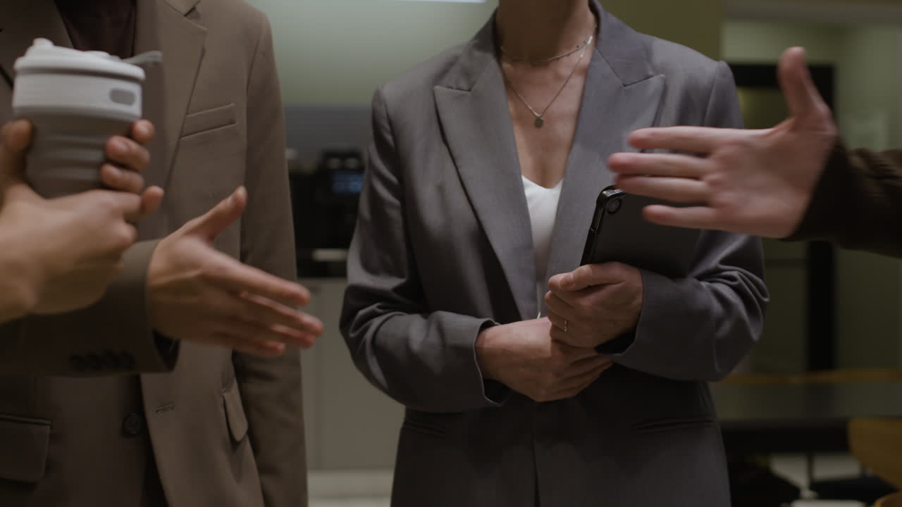 Business handshake between colleagues