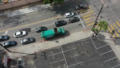 Los-Angeles-City-Aerial---Looking-Down-,-USA-CALIFORNIA