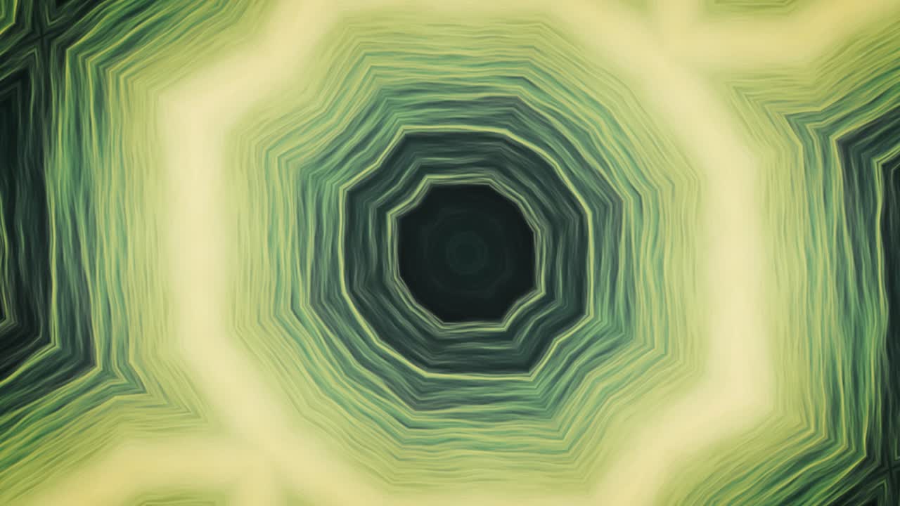 visuales psicodélicos geométricos en un bucle de vj sin costuras.