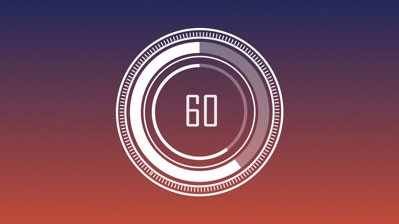 barra de progreso - estilo digital, diseño radial