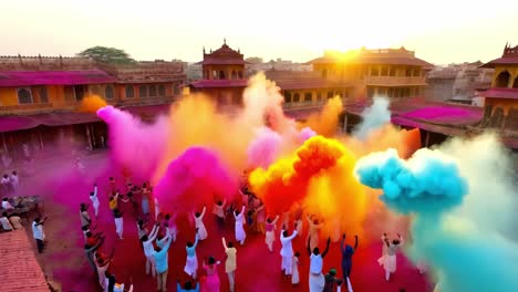 holi celebration