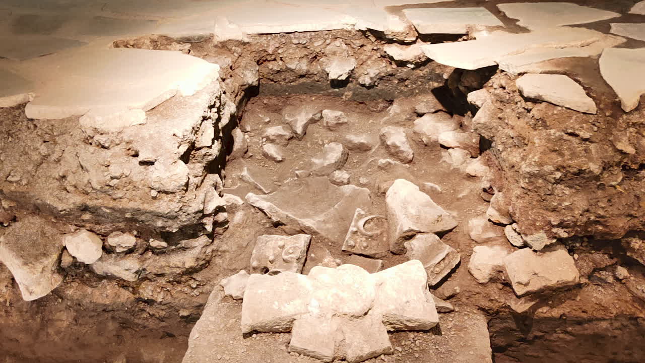 테노치티틀란 멕시코 시티의 오래된 아파트 샷