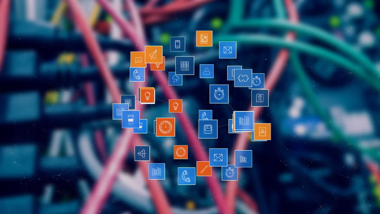 iconos de aplicaciones digitales