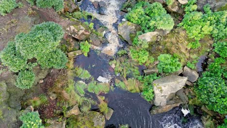 los páramos de yorkshire cuentan con una atractiva cascada