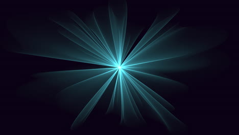 una luz azul radiante brilla desde una fuente desconocida, creando un efecto misterioso e intrigante.