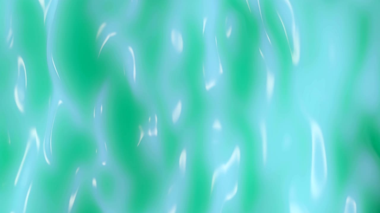 3d Looped abstract holographic background. Wavy surface with ripples.Trendy vibrant texture, fashion textile, graphic design, animated wax texture.