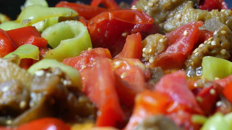 mix of vegetables cooked in pan