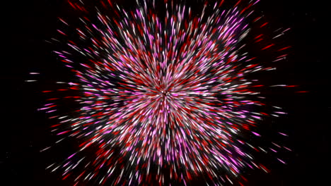 explosión de fuegos artificiales abstractos