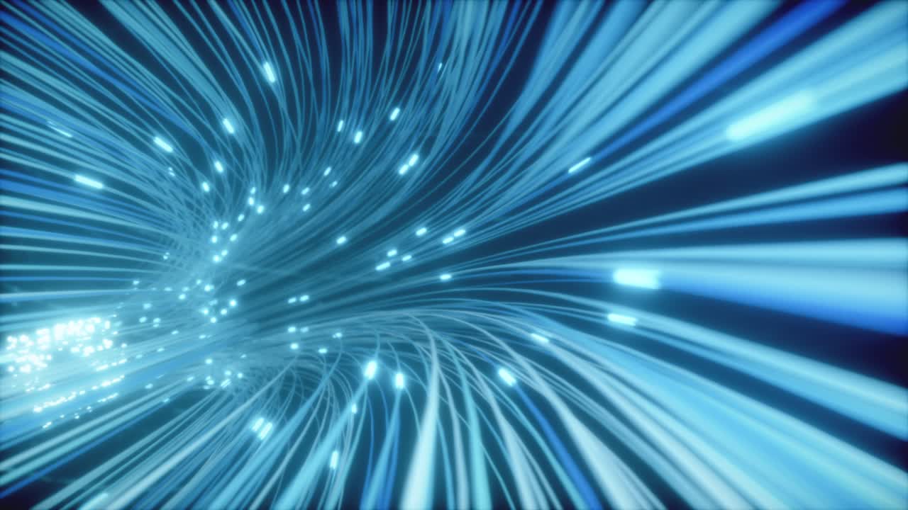 Abstract Fiber Optic Tunnel