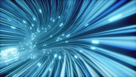 abstract fiber optic tunnel