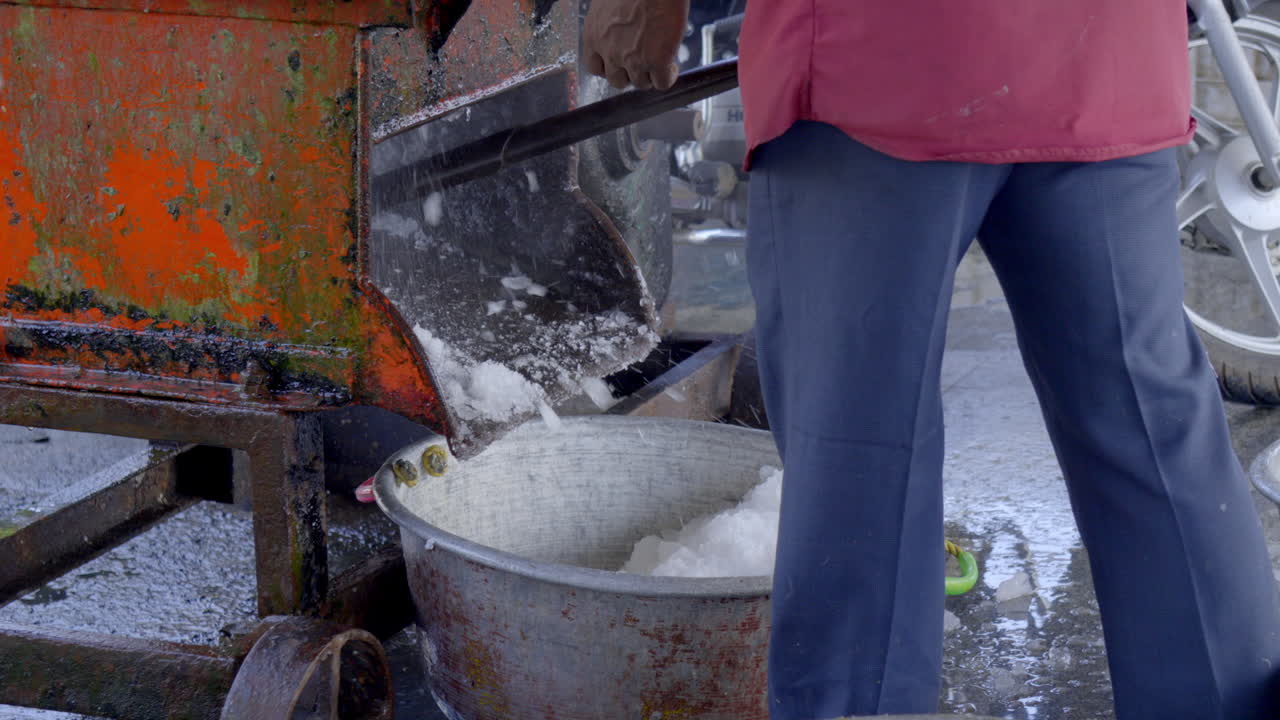 물고기 보존을위한 얼음 분쇄 기계