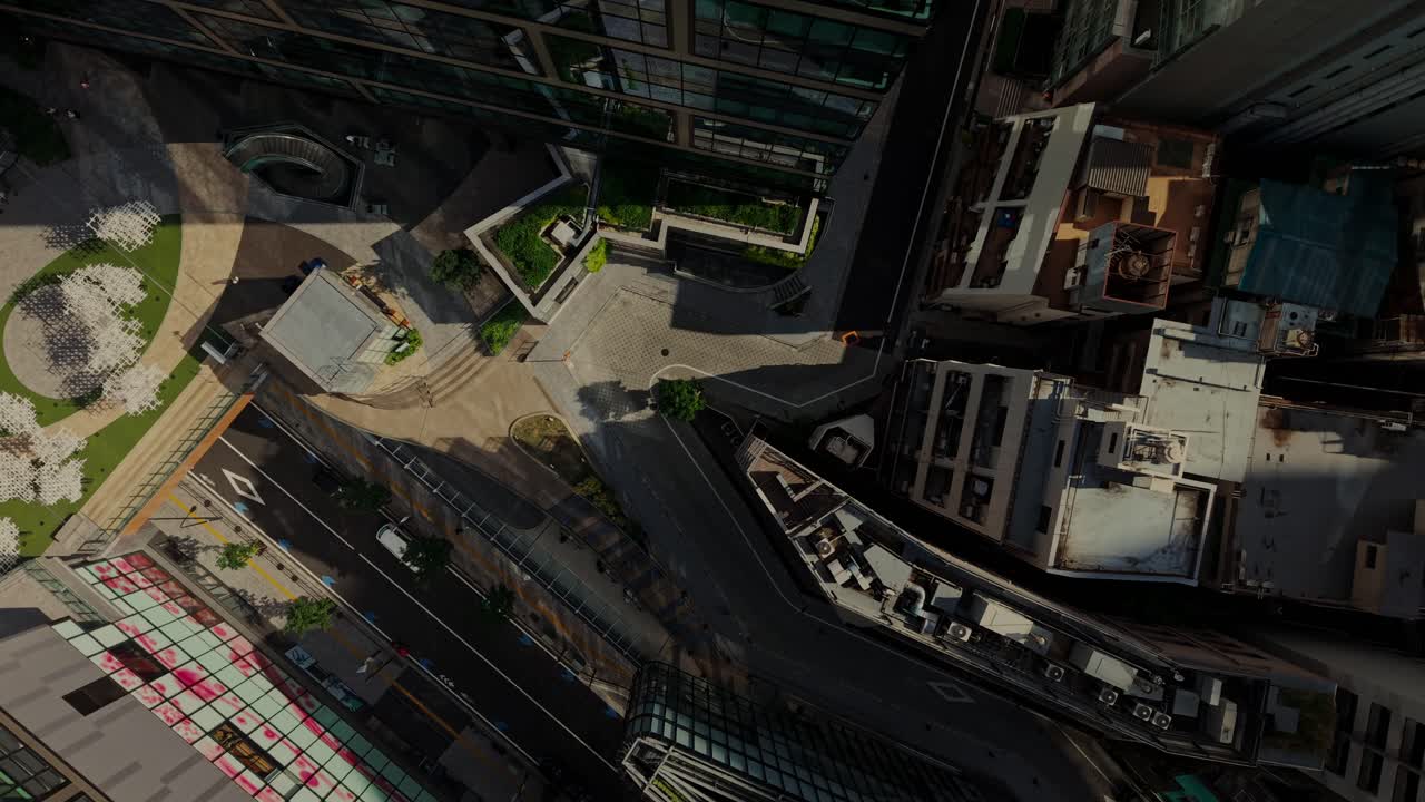 Aerial View of Cityscape with Modern Architecture and Urban Infrastructure