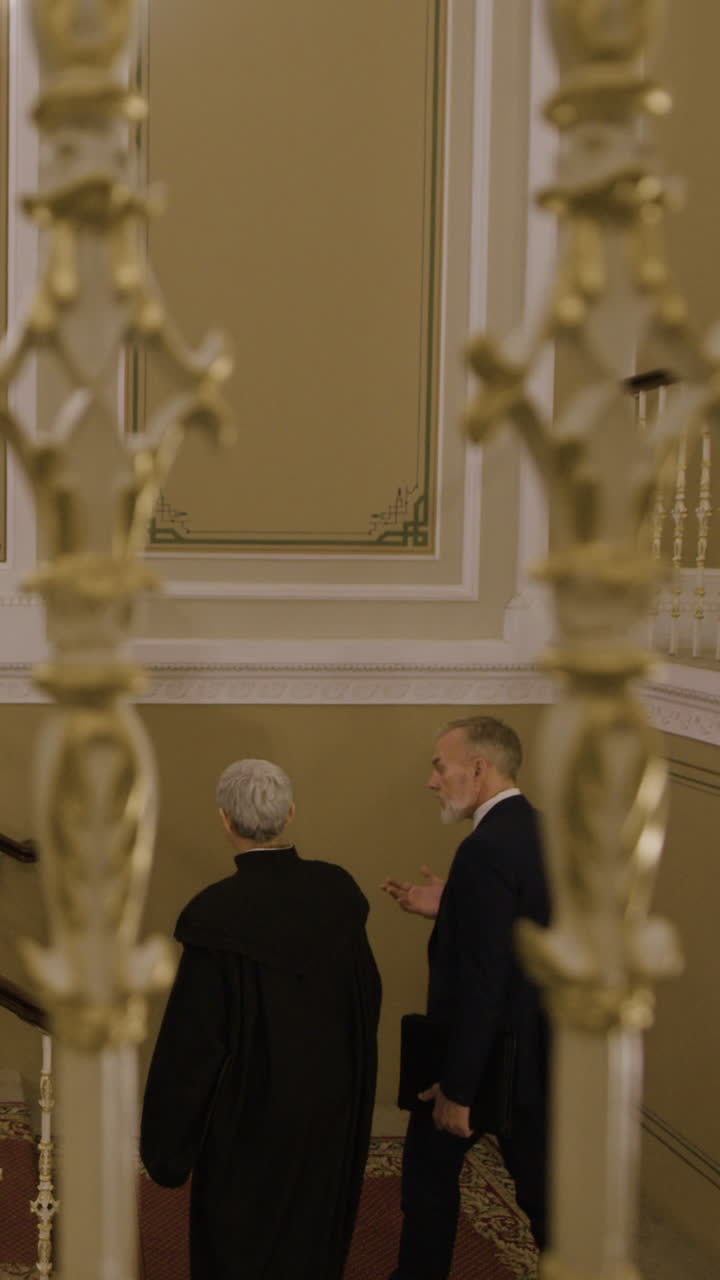 Formal Event on Staircase