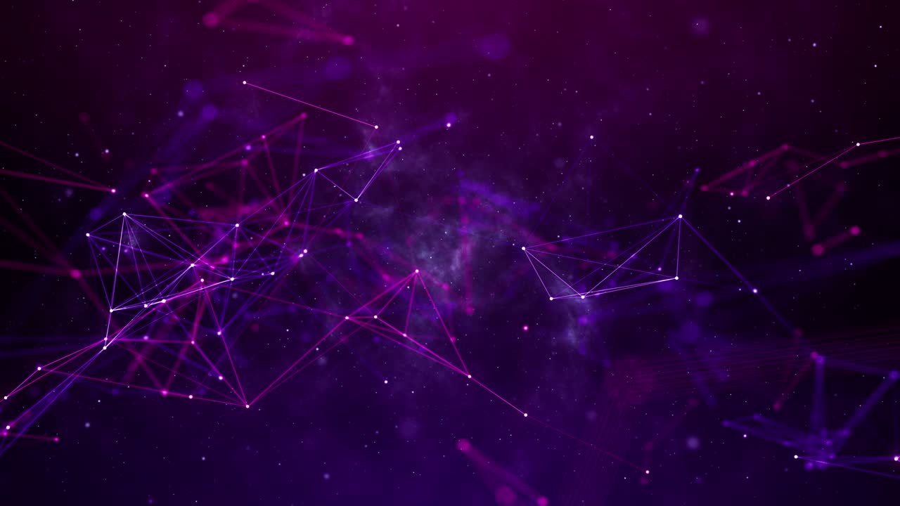 Plexus abstract network titles technology science background loop