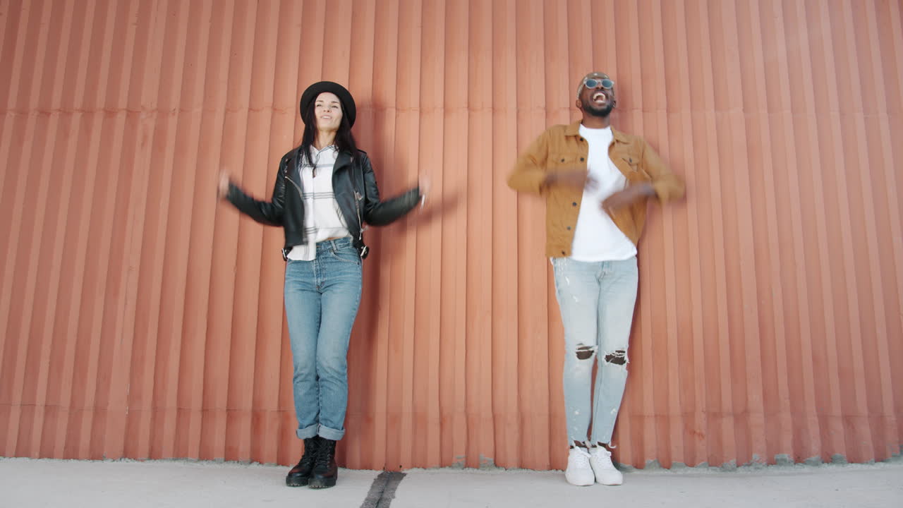 Couple Dancing in the City