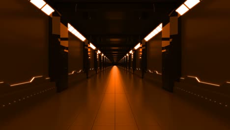 technological looped abstract background hallway tunnel