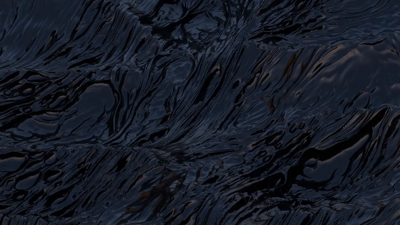 fondo abstracto negro. superficie desplazada detallada. superficie abstracta del planeta. textura de ruido. bucle de animación de renderización 3d. 4k uhd