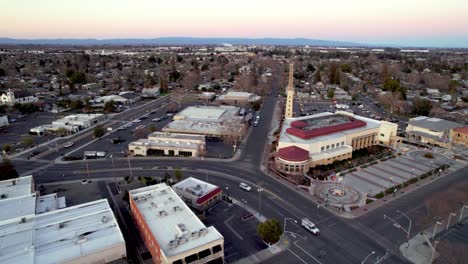 turlock california aerial in 4k