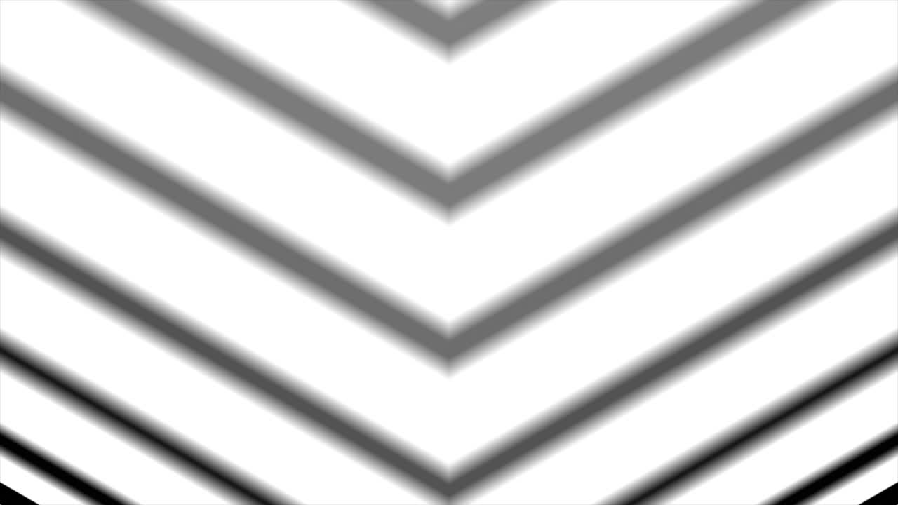 위에서 아래로 화살표의 형성, 고해상도 cgi 모션 배경 편집에 이상적입니다. 추상적인 cgi 동작 그래픽과 움직이는 흑백 각도 애니메이션 배경