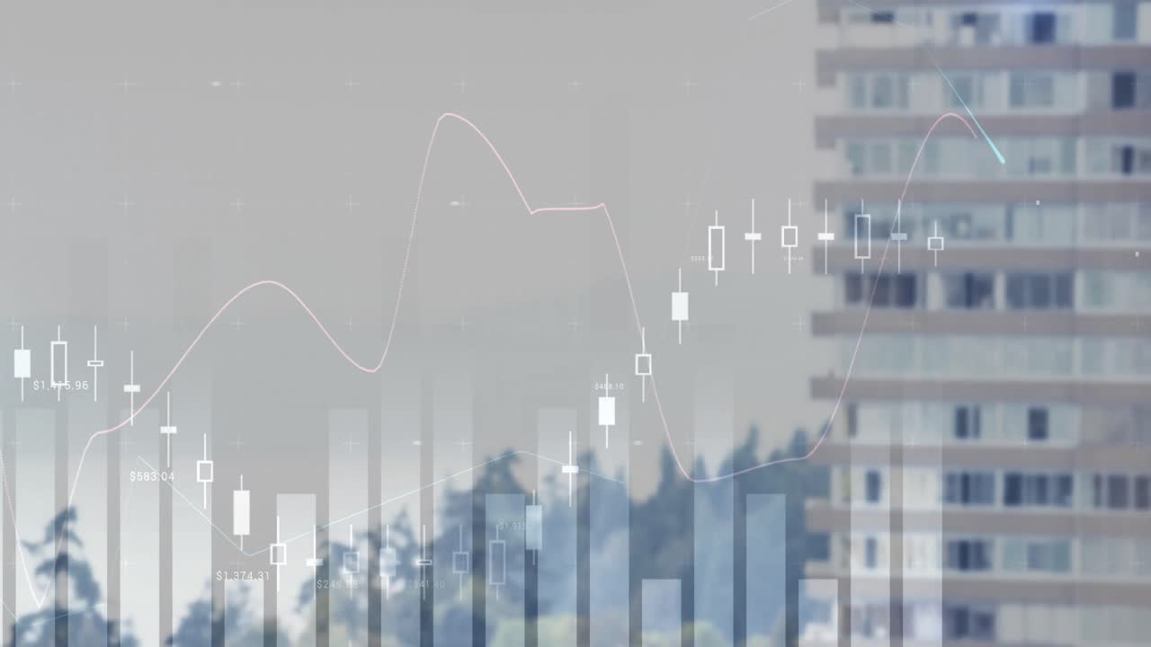 異なるグラフとビル 4k