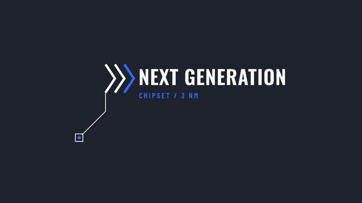 Next Generation Chipset 3nm Technology Motion Graphic