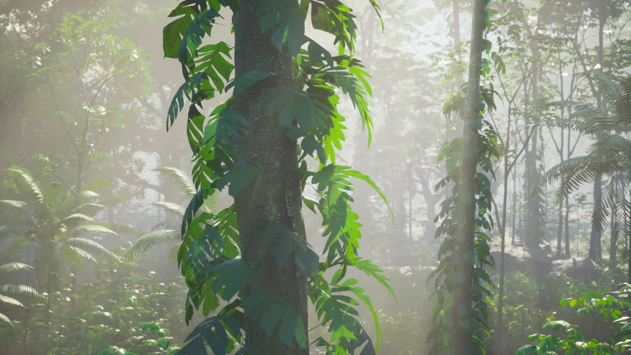 bosque verde lleno de árboles