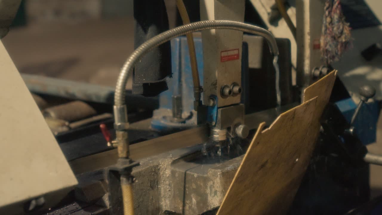 Water-cooled CNC cutting machine in Metalworks Factory, Ukraine.