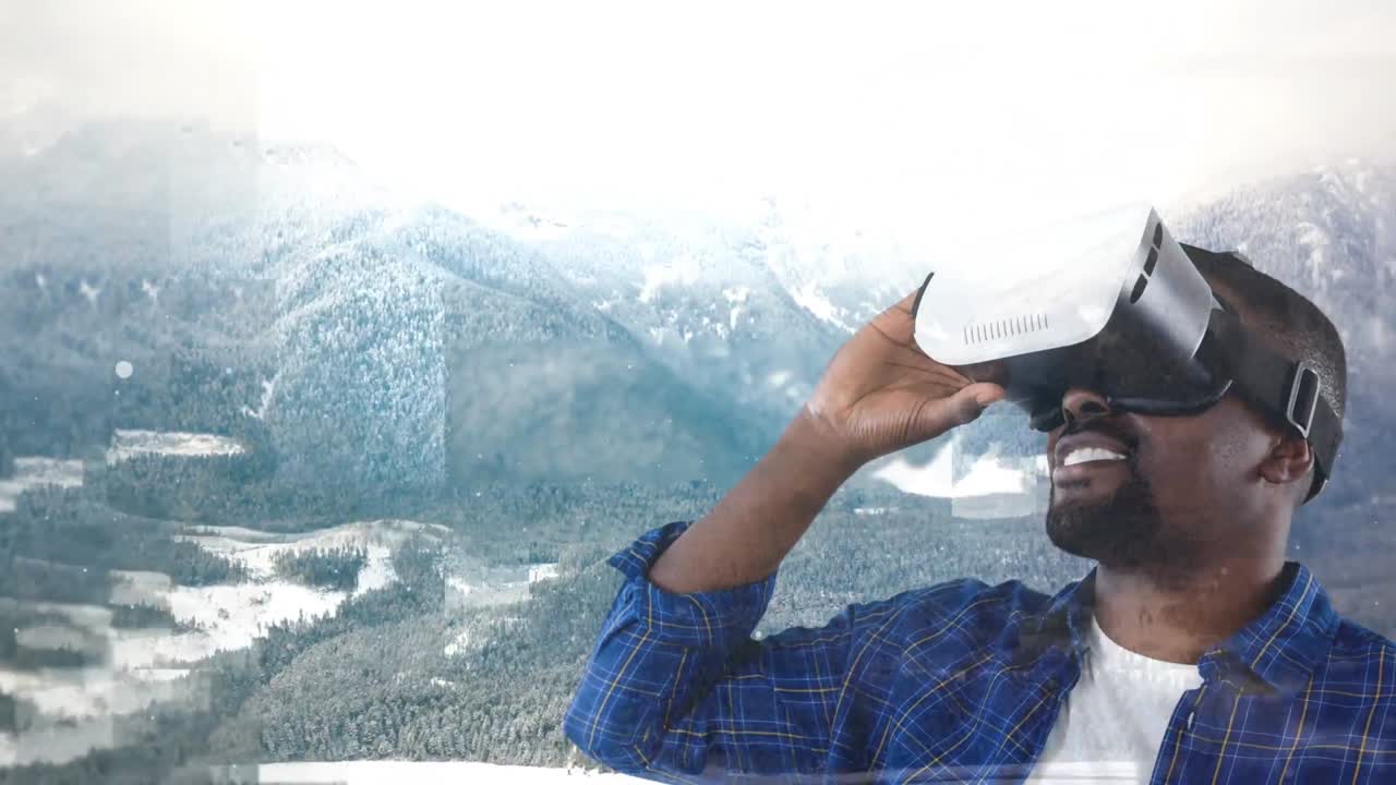 vr 비디오를 사용하는 사람