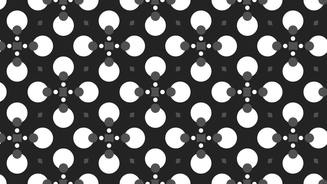 diseño de patrón sin costuras animado flotante