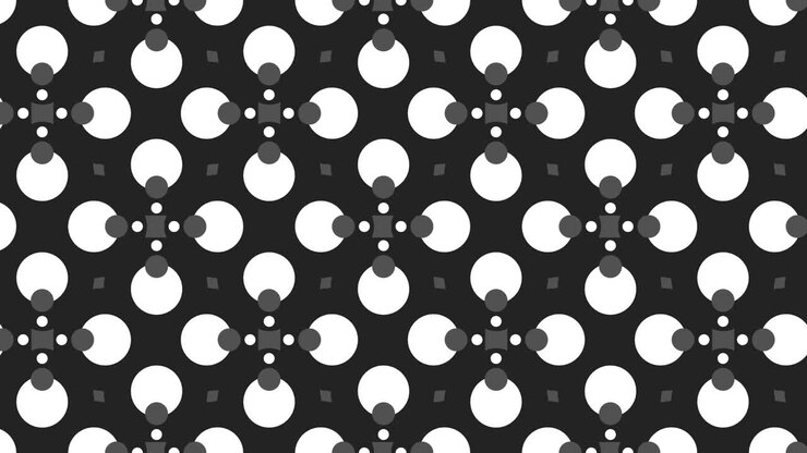 Animated seamless pattern design floating