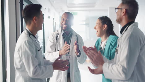 doctors, nurses and hands together