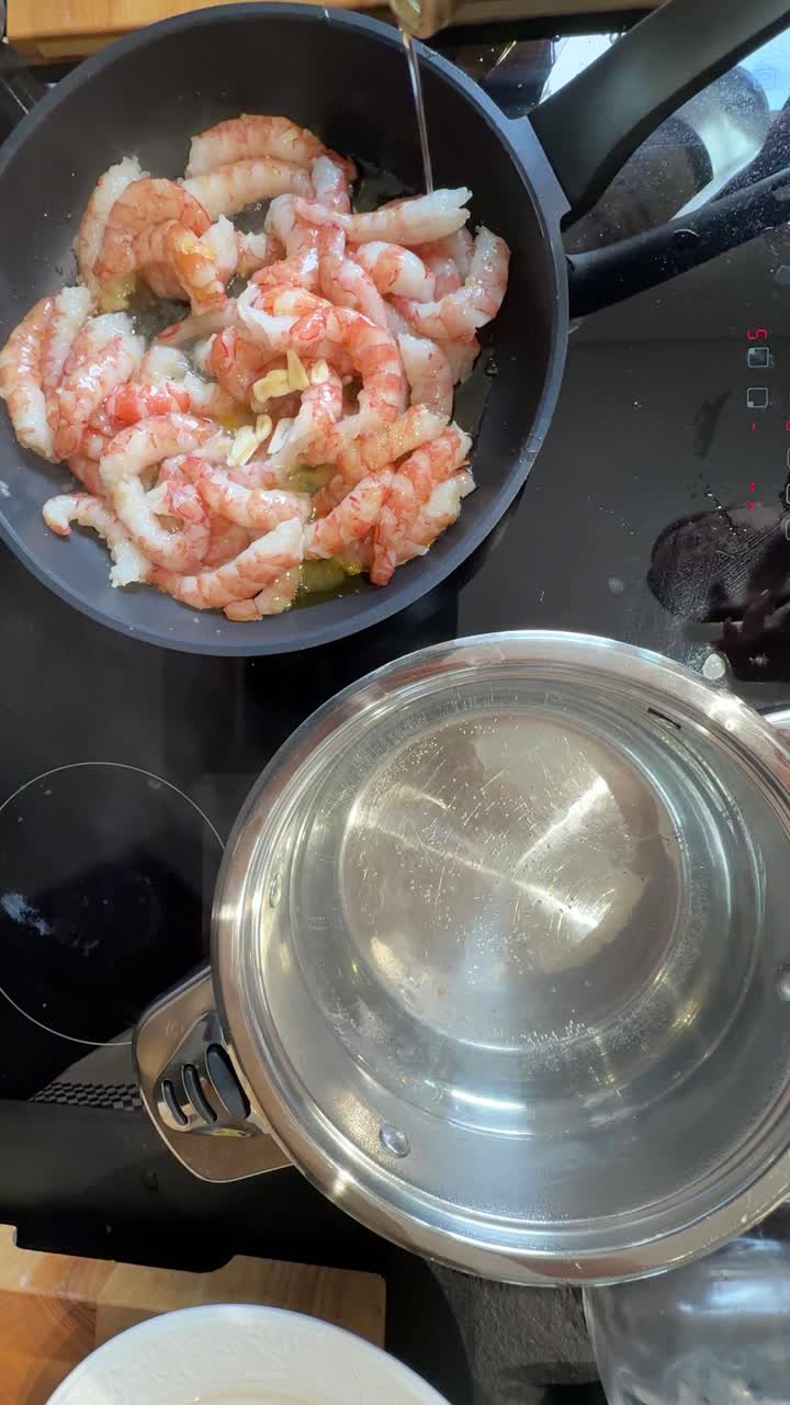 cocinar los camarones
