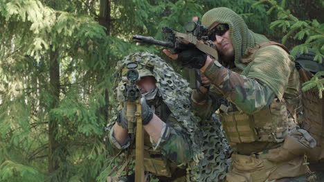 disguised army soldiers on military operation