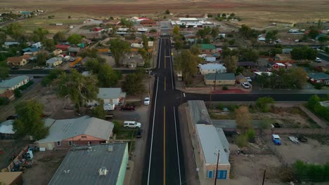 us route 66 along the small town of seligman in arizona, usa