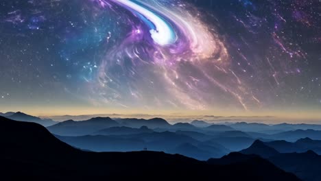 cosmic mountain view