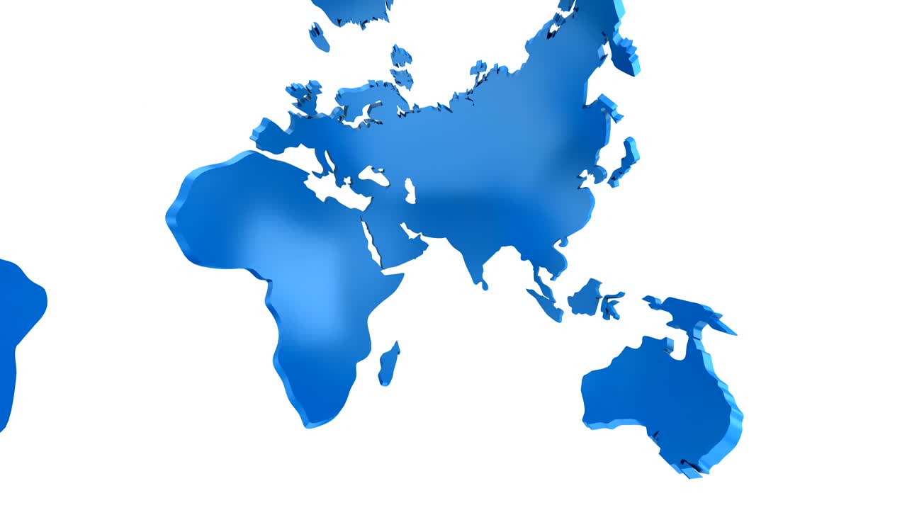 el mapa del mundo se convierte en un globo. una mirada al interior