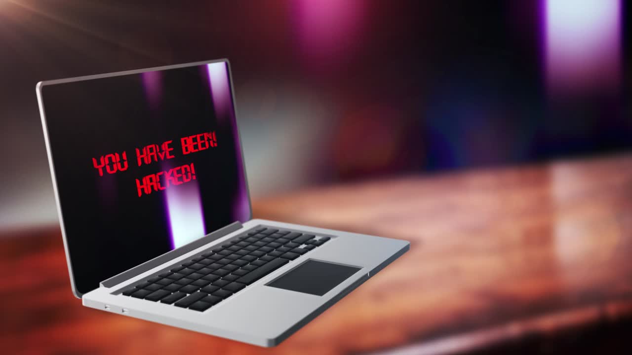 You have been hacked hacking loading bar System hack security breach Loop Background.