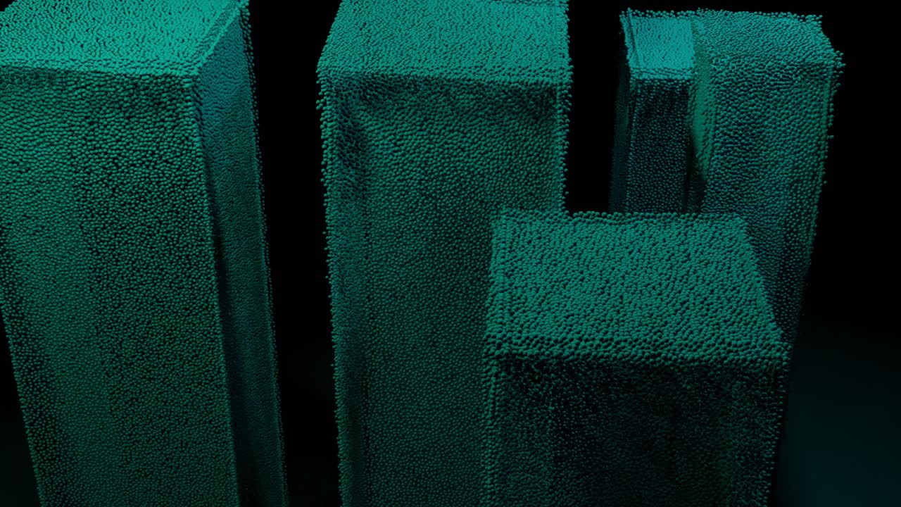 абстрактные 3d-кубики