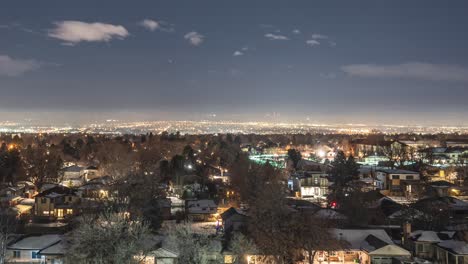 Denver-Suburb-Night-Timelapse-4K-Clouds-moving-through-sky-Colorado