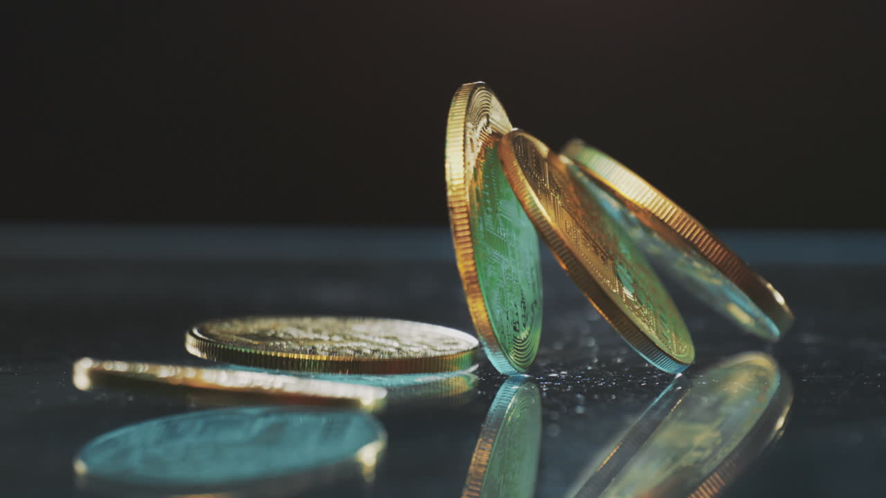 las monedas de bitcoin