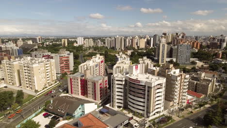 aerial view of a brazilian city