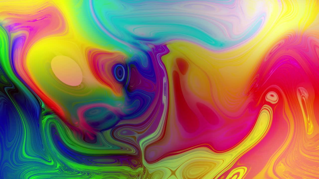 animación de movimiento líquido de gradiente colorido