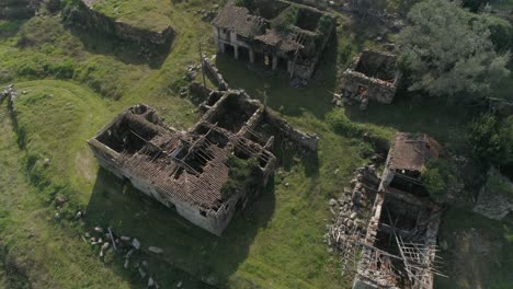 Aerial-View-of-the-destroyed-houses