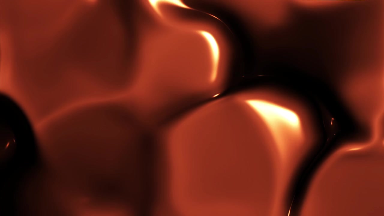 Loop senza soluzione di continuità di liquido fuso astratto con punti luce luminosi