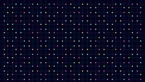 Seamless-neon-geometric-dots-pattern-in-rows