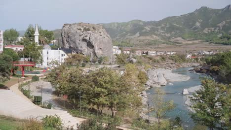 the city of permet in albania