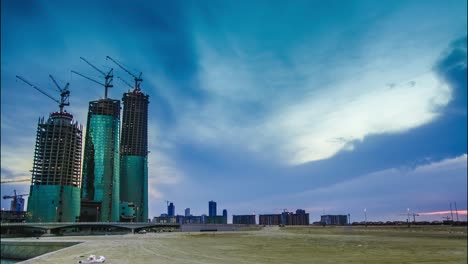 new construction in bahrain - timelapse - full frame