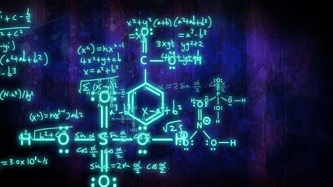 animation of scientific data processing over glowing light background