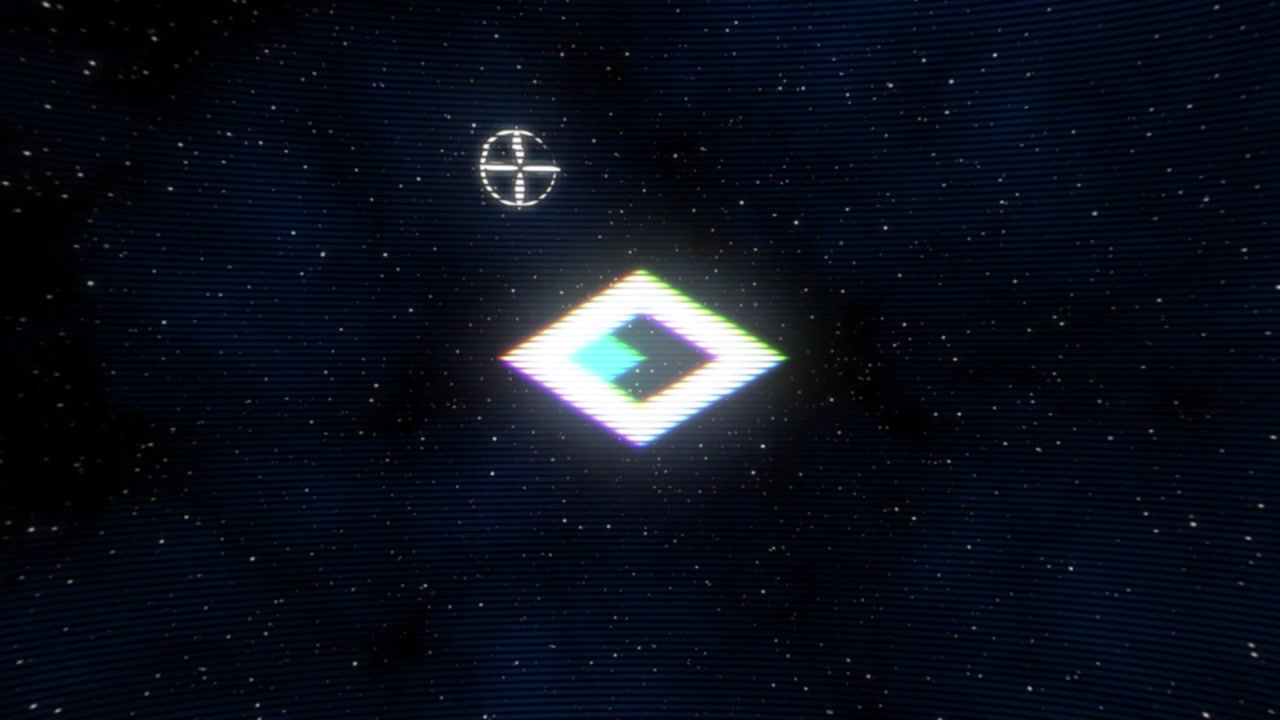 Retro Anime Style Logo Reveal Template with VHS Effects